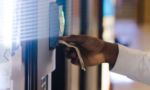 IBC broken vending machine