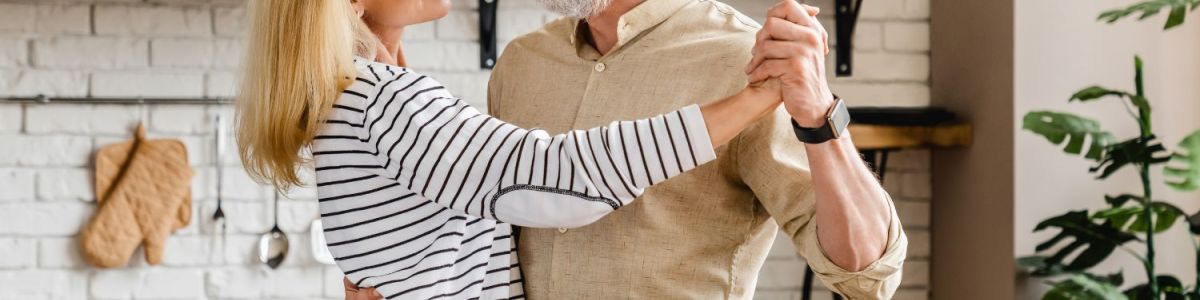 middle-aged American couple