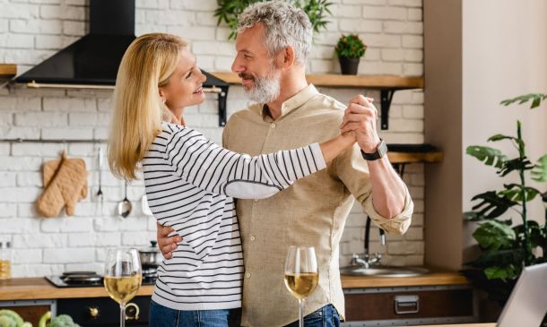 middle-aged American couple